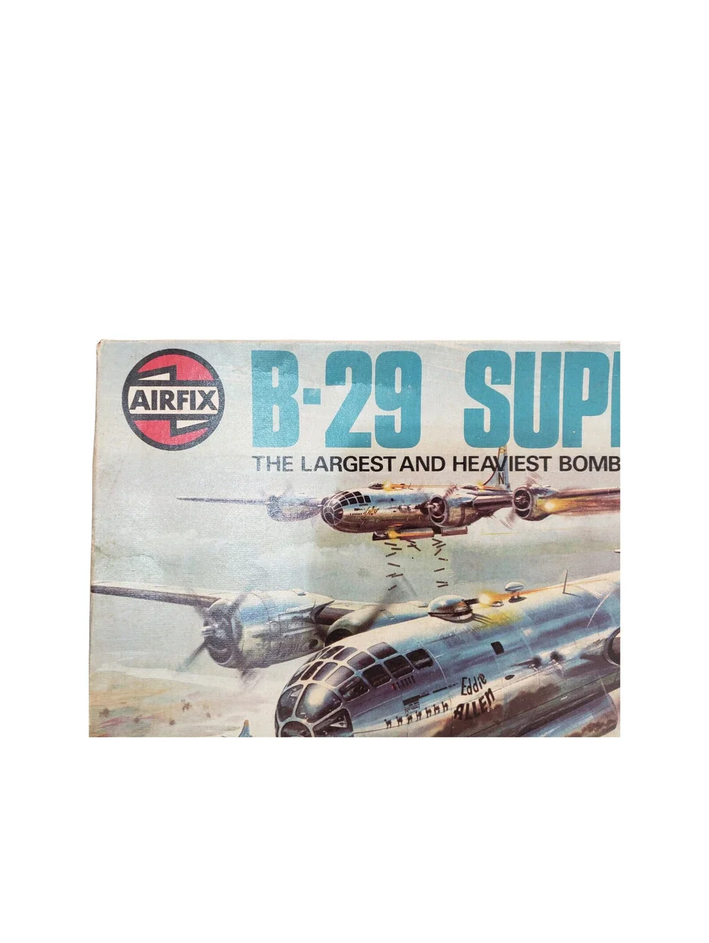 Vintage Airfix B-29 Superfortress 07001-4 Series 7 Model Kit Sealed Parts 1975